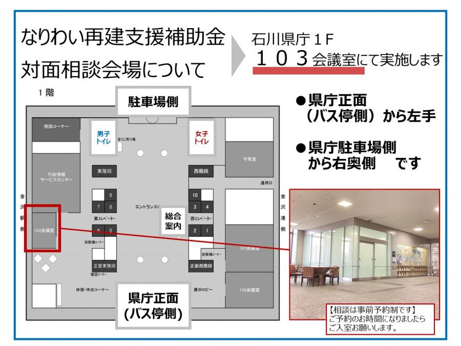 対面相談の会場