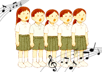 合唱する子どもたち